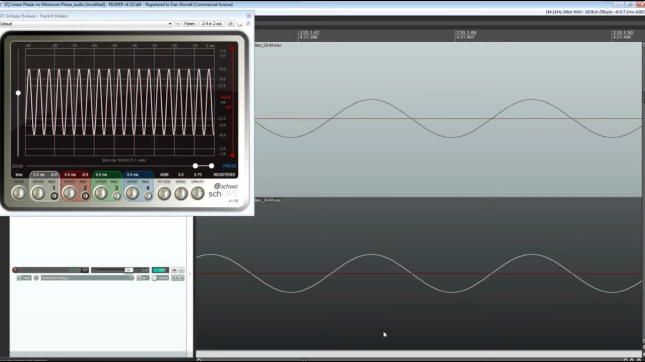 Dan Worrall explains pre-ringing with linear phase EQ.